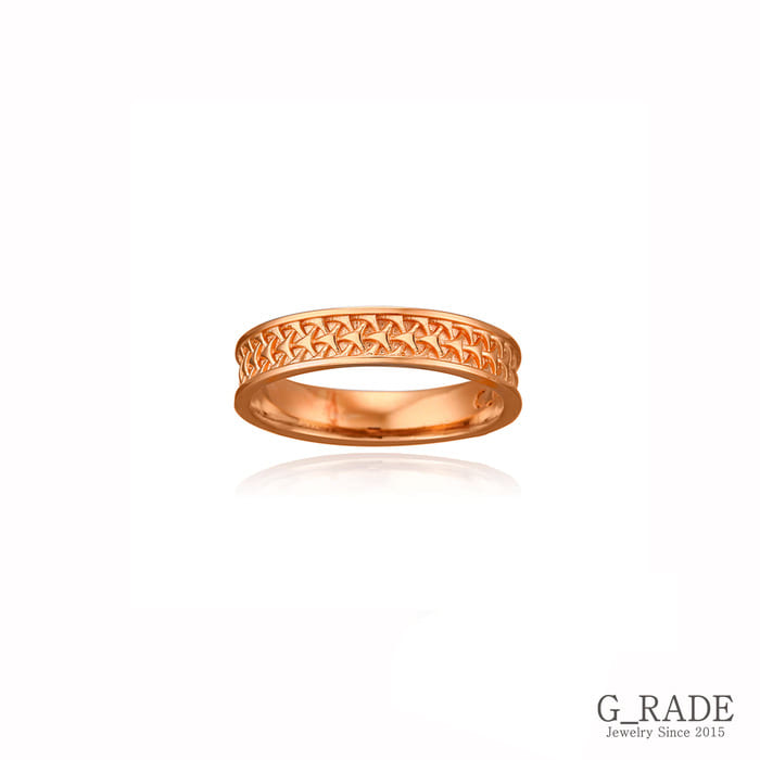 G_Rade Pattern Logo Layered Ring Plating Ver No.1 (B Type)