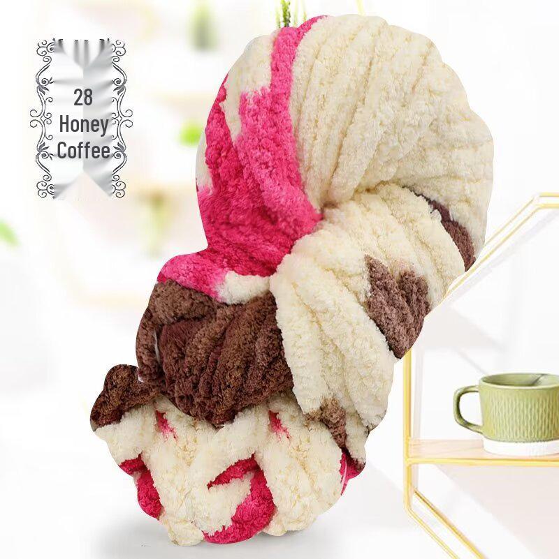 Pătură Croșetată din Fire de Gheață Pufoase Extra Groase - DIY Caldă Calitate Handmade