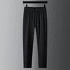 Casual Lightweight Suit For Men Spring/Summer New Bubble Gauze Striped Pleated Stand-Up Collar Men'S Shirt