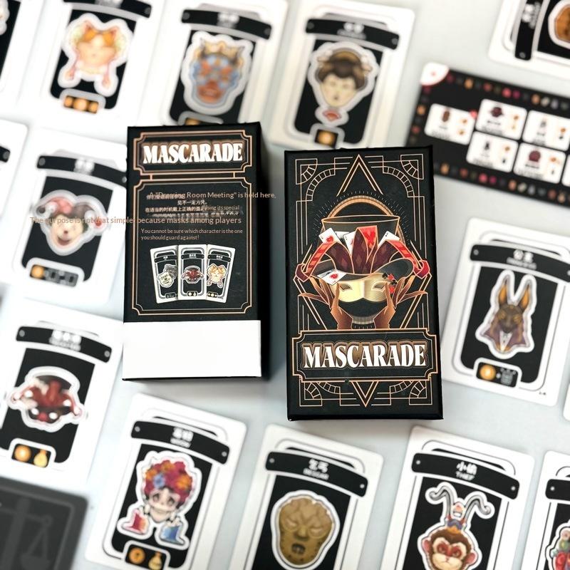 1 Set Leisure Party Strategy Board Game Mascarade Card Game 4 -5 Players 30 Minute For Host Your Own Dinner Party Game Night