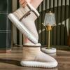 Thick Sole Women's Cotton Shoes Anti-slip Casual Flock Footwear High Top Keep Warm Fluffy  Winter Snow Boots for Couples