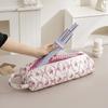 Hair Dryer Storage Bag Large Capacity Dustproof Quilted Pouch for Curler Straightener Home Travel