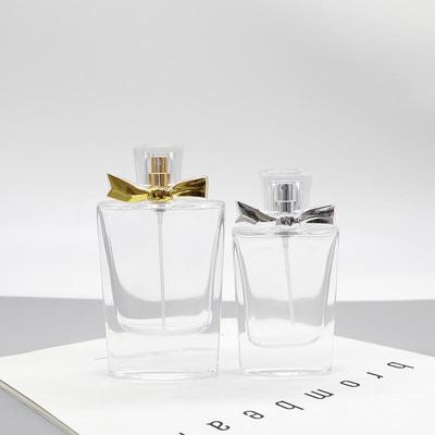 Glass Perfume Bottle Dispenser 1pc 30ml/50ml Premium Spray Bottle Square Glass Empty Bottle