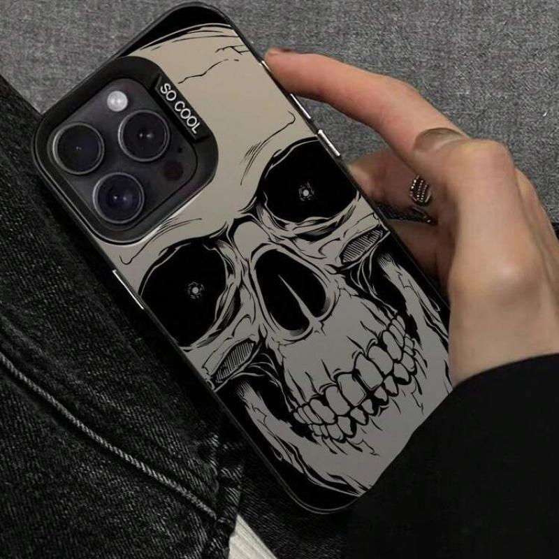 Skull Graphic Phone Case for Iphone 16 15 14 13 12 11 X XR Xs SE2 SE 8 7 Plus Pro Max Mini Silicone Back Cover
