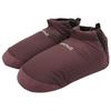 Montbell Daunen-Campingschuhe Unisex für drinnen Winter weinrot/S (22-24 cm)