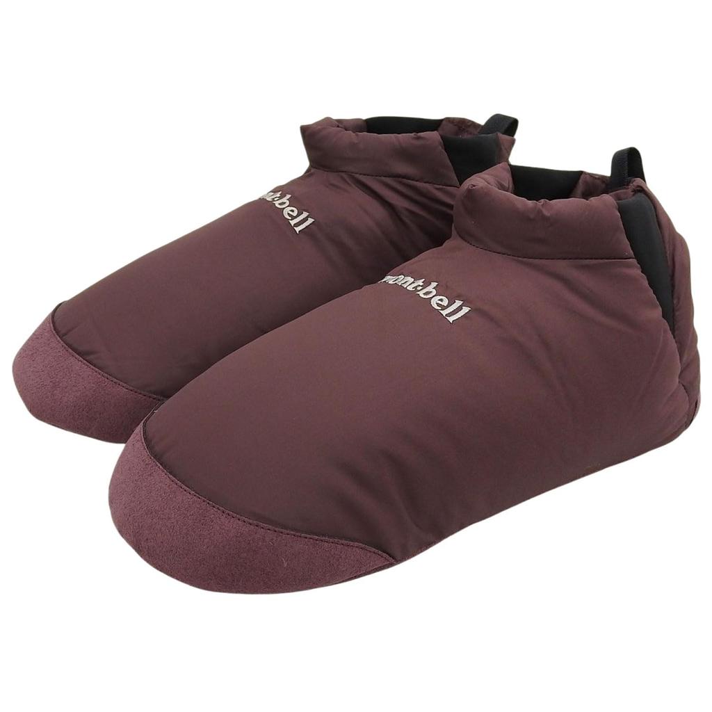 Montbell Down Camp Shoes Unisex Indoor Winter Wine Red/s (22-24cm)