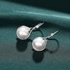 Orecchini da Donna in Argento Sterling, Orecchini con Perle d'Acqua Dolce Naturali, Ganci per Orecchie, Set di Collane Eleganti di Alta Gamma da Donna