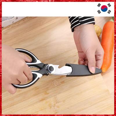 [YoungsVille] Premium Stainless Steel Kitchen Scissors with Serrated Blade Multi-Purpose Bone Scissors