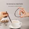 LuSu Disposable 3-Hole Hot Drink Coffee Stirring Straws