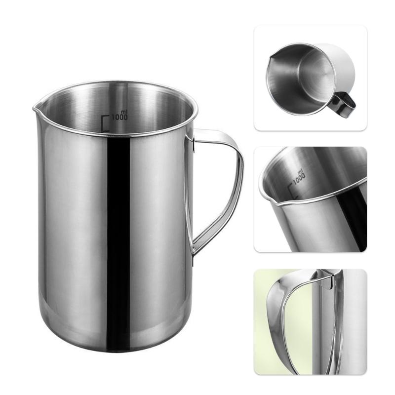 Nonrust Steel Measuring Cup With Precise Measurement Marking For Baking Cooking And Mixing Ergonomic Handle Durable Kitchen Tool