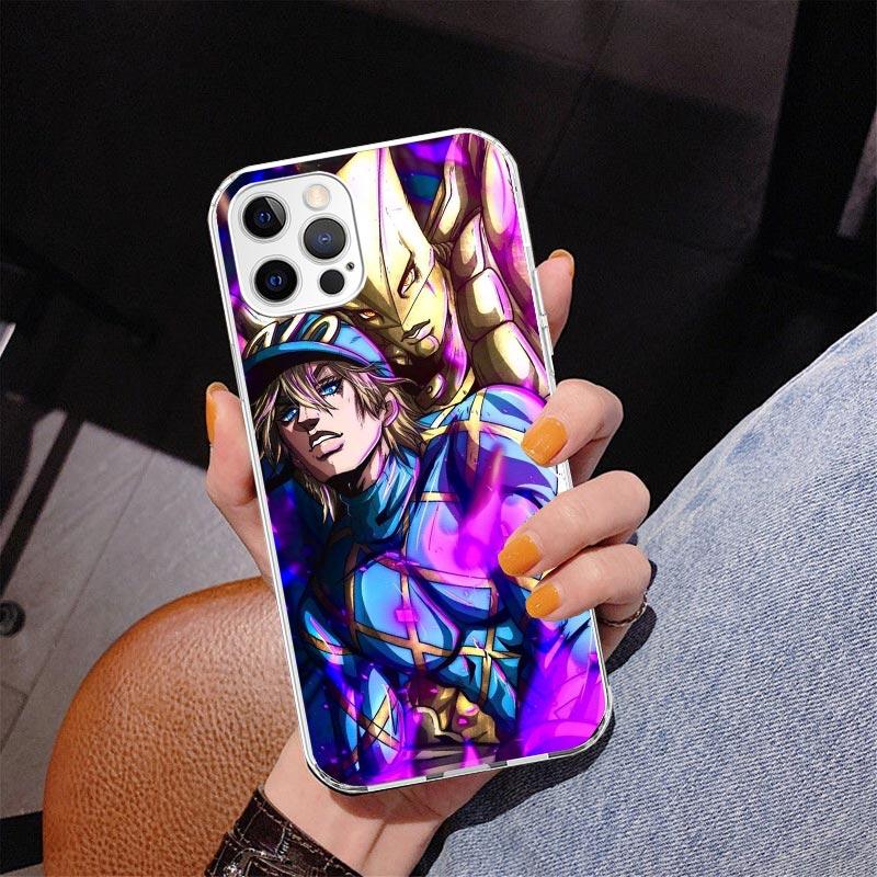 JoJo Adventure Dio Diego Brando Pouzdro na telefon Pro iPhone 17 Air 16 Pro Max 16E 15 + 14 Plus 11 12 13 Mini 7 8 SE Dárek Potisk Kryt F