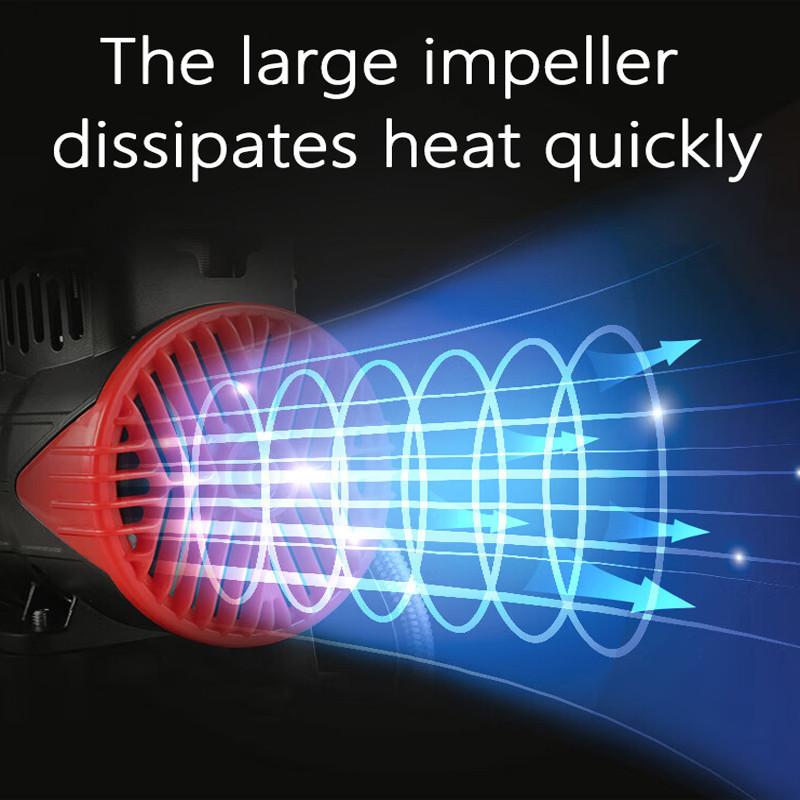 Compresor de aer de mare putere 1500W, de uz greu, pompă de aer electrică profesională, tip silențios fără ulei, scule electrice