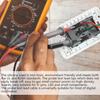 Test Leads Set HANDSKIT Double Insulated Electrical Multimeter Test Lead Kit, Test Leads Probes 4mm Banana Plug with Alligator Clips 30A and Needle