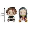 20cm Japan Anime Demon Slayer Tomioka Giyu Kamado Tanjirou Kamado Nezuko Agatsuma Zenitsu Plyšové hračky Panenka Peluche Dámský dárek