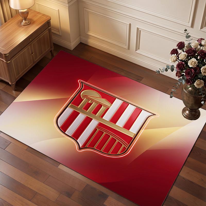 Tappeto in Velluto di Cristallo con Stampa del Sunderland Football Club, Comodo Assorbente d'Acqua Antiscivolo Tappeto per Pavimenti Interni