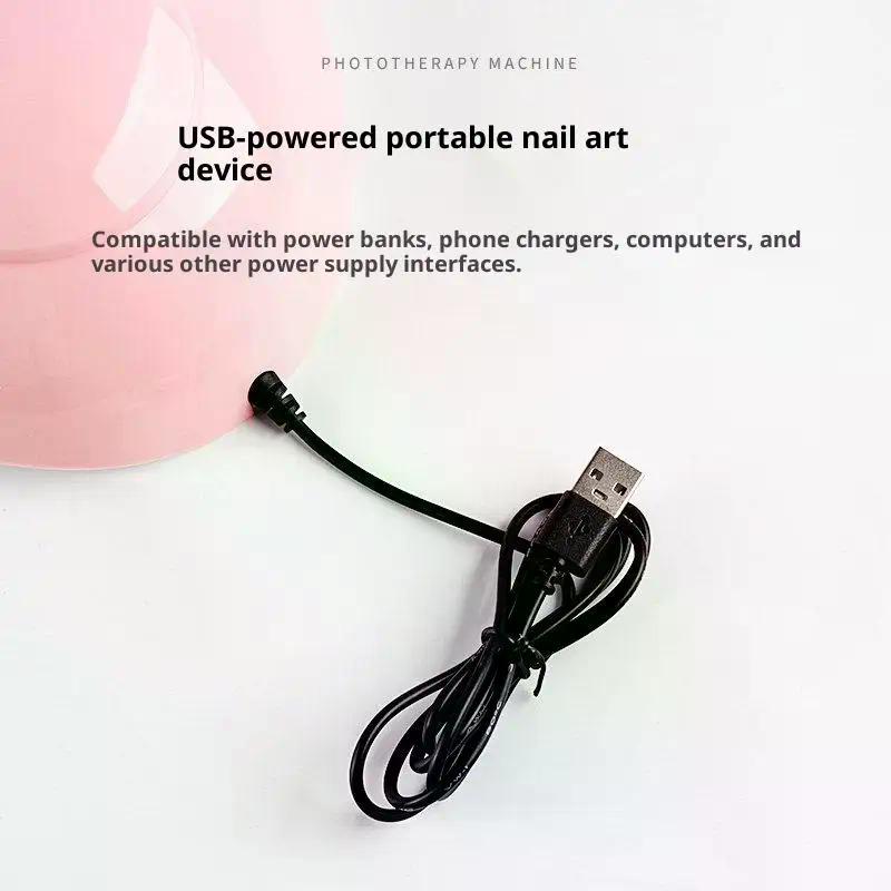 Nail Phototherapy Machine USB Nail Lamp 12 UV LEDs Light Curing 36W Nail Polish Gel Infrared Sensor Varnish Cured Machine Nail