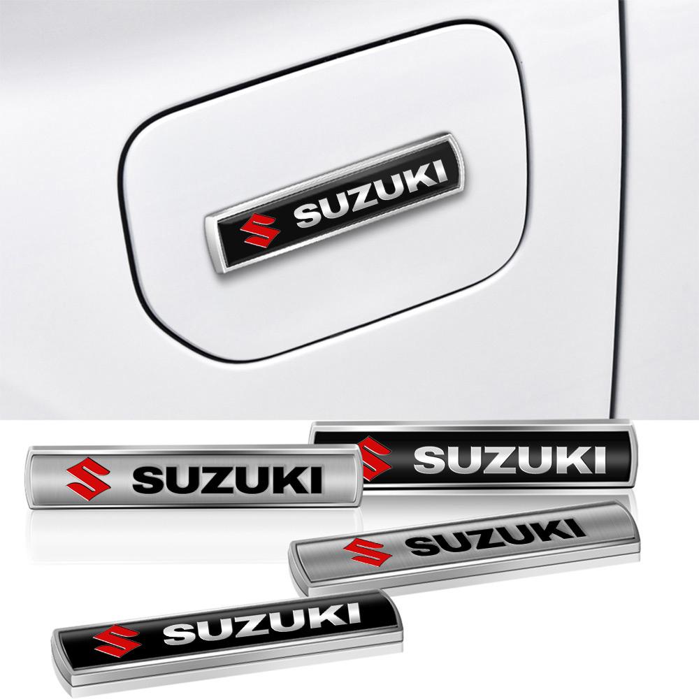 1/2pcs Car Body Fender Side Window Emblem Stickers Decoration Decal Accessories For Suzuki SX4 Samurai Spacia Jimny Grand Vitara