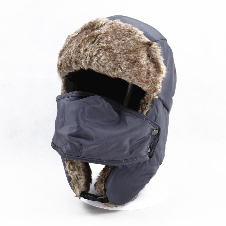 

Унисекс Зимняя шапка Лей Фэн на подкладке с защитой ушей и маской для тепла при катании Children (54-56cm)