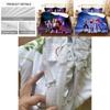 Kpop Demon Hunters Threepiece Bedding Set With Print For Modern Bedroom Decor