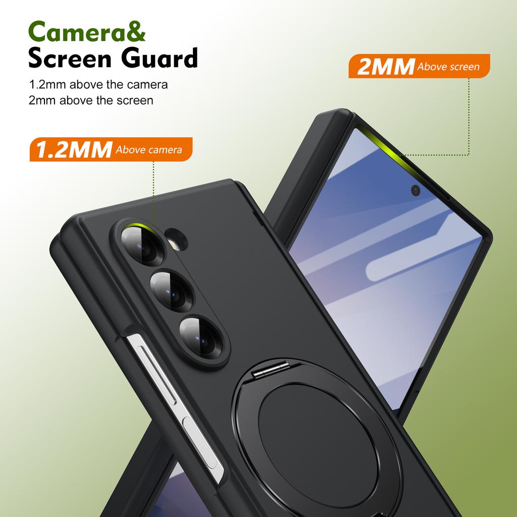 Magnetický kroužek Plně ochranný kryt pro Samsung Galaxy Z fold8 ultra Fold7 Fold6 5G Fold 8 7 6 5 Fold5 Ochrana pantu
