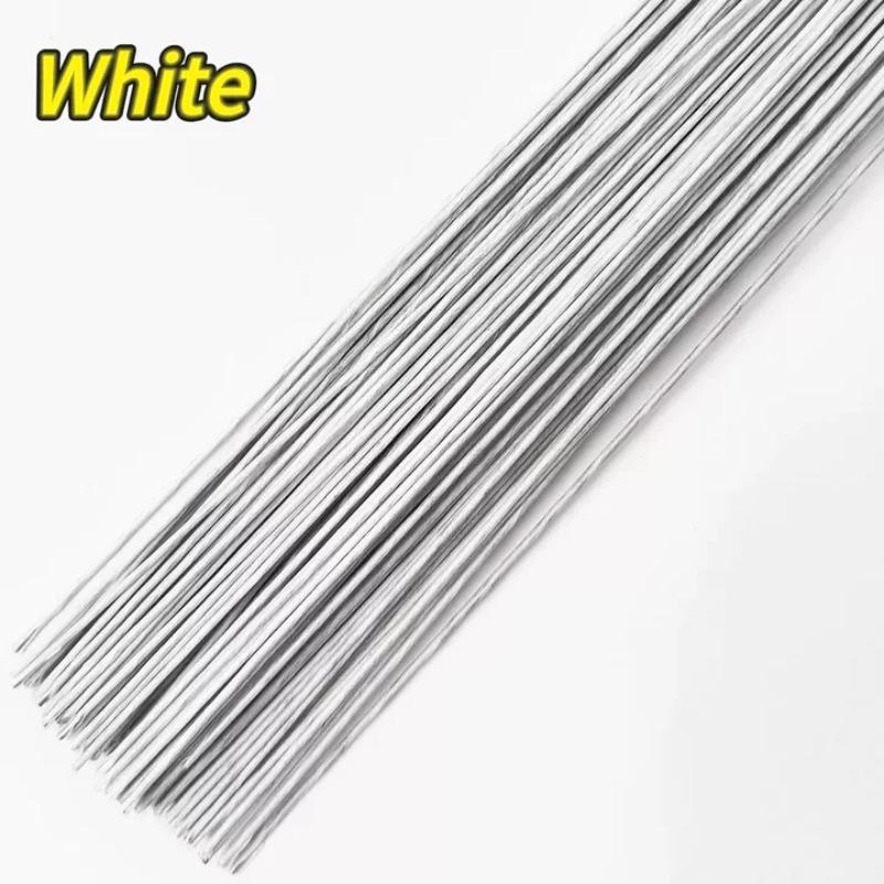 Blumendrahtstiele Papierummantelt Künstliche Zweige Eisendraht für DIY Strumpf Zweigherstellung Blumenherstellung Zubehör