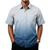 Men's Casual Short Sleeve Button Down Shirt with Chest Pocket Lightweight Breathable Summer Shirt for Everyday Wear