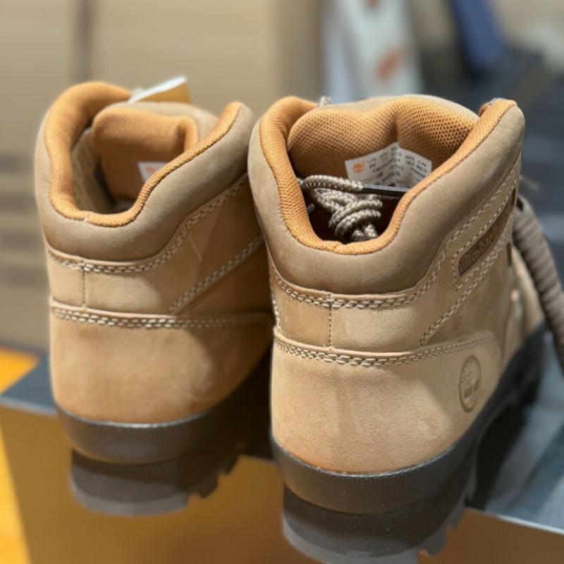 Timberland Mario Men S Eurohiker Waterproof Walker bootS Light Brown A2p27 En3