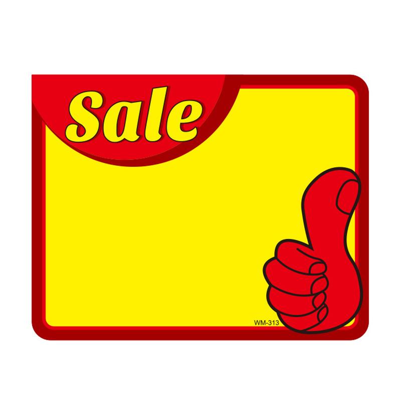 50 قطعة بطاقات بيضاء ملصقات أسعار السلع علامات أسعار المتاجر ملصقات إعلانية ترويجية مبيعات الأعمال التجارية بالتجزئة