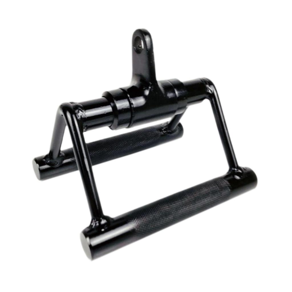 D Row Handle Press Down Bar Cable System Attachment Non Slip LAT Pull Gym V