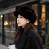 Solid Color Peaked Cap Lightweight Cloud Hat Fashion Imitation Mink Beret  Winter