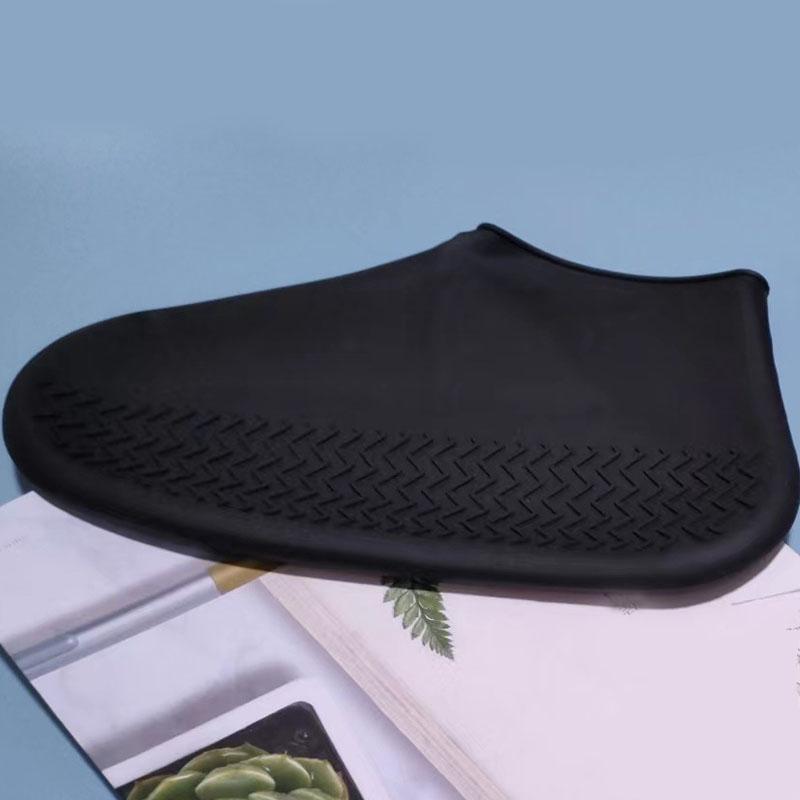 Vandeniui atsparūs silikoniniai batų užvalkalai, daugkartiniai neslystantys ir dėvėjimuisi atsparūs lietaus batų užvalkalai, apsaugantys nuo slydimo batų, skirti lietingą dieną lauke