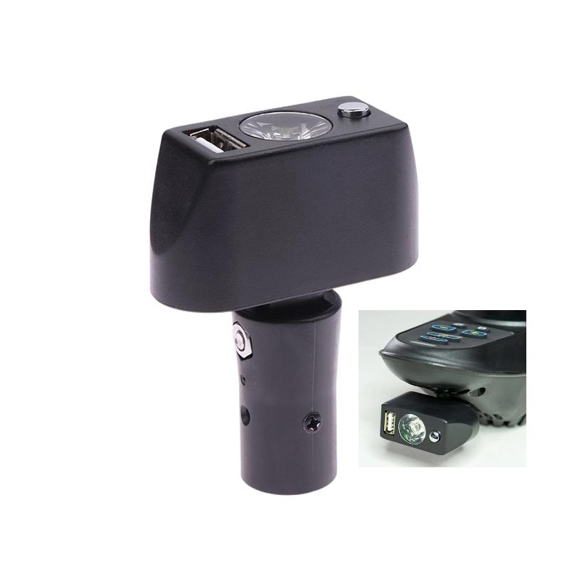 Electric Wheelchair Light Hands Adjustable Angle High Brightness 3 Pin Xlr Head Wheelchair Lighting Controller For Night