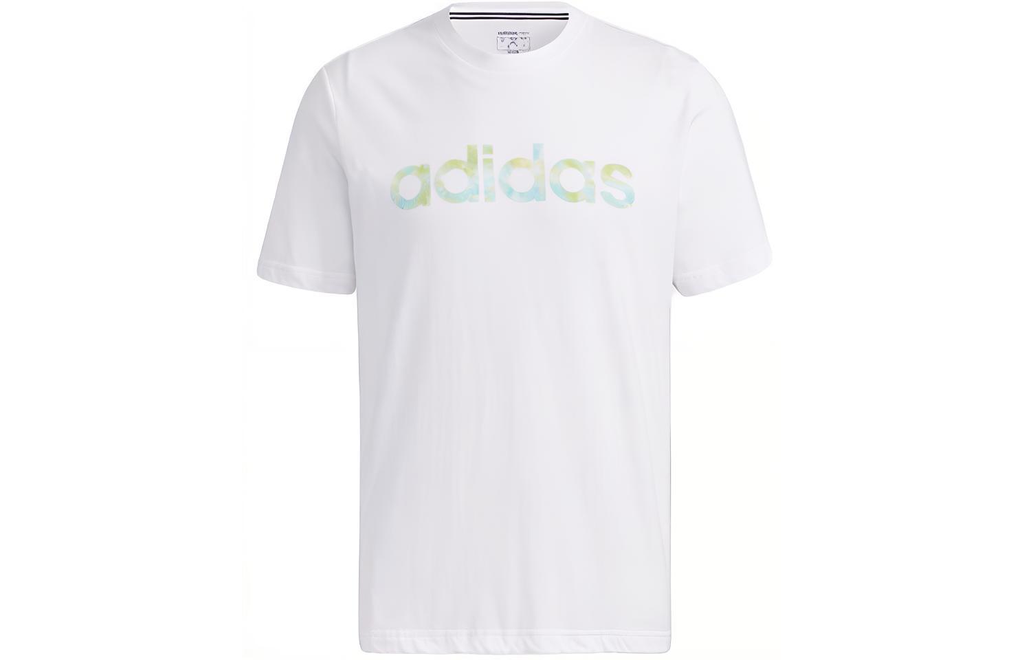 Adidas Neo T Shirts Men s White Crew Neck Moderate Straight Fit GP4876 XXL