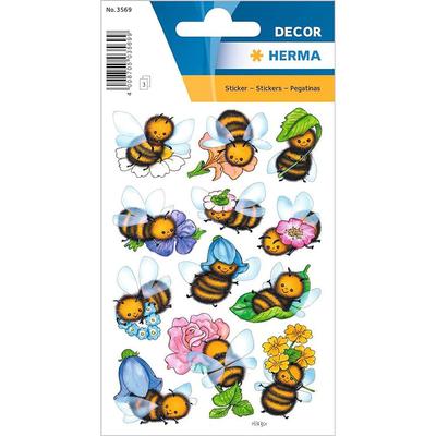 Herma Lustige Bienen Aufkleber Dekor