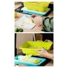 Efficient Draining Basket with Chopping Board Set for Vegetable and Fruit Washing Home Kitchens Sink Colander Strainer