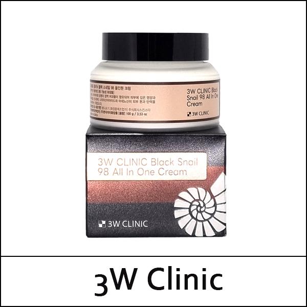 

[3W Клиника] (б) Крем для лица Black Snail 98 All In One 100 г