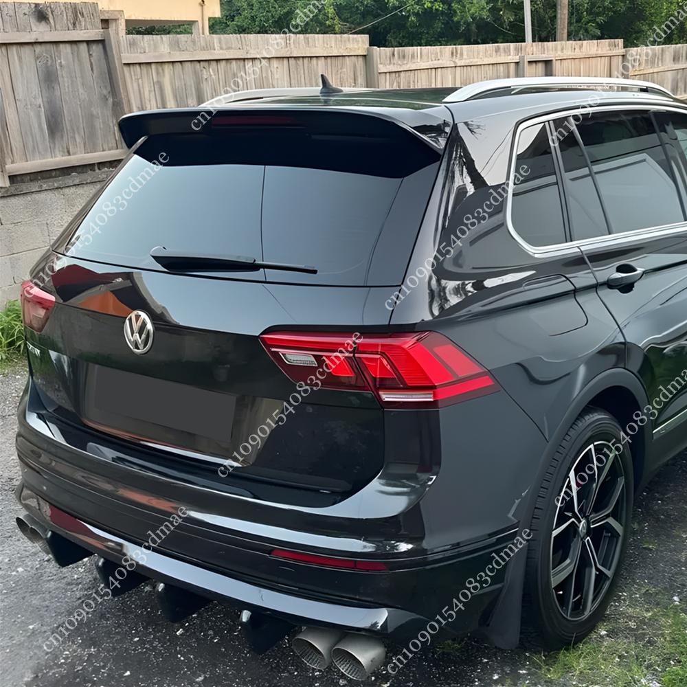 Per Volkswagen Tiguan MK2 TSI TDI 2017-2023 Ala sul Tetto Spoiler Posteriore di Alta Qualità Copertura Trim Splitter Stile R-Line Kit Carrozzeria