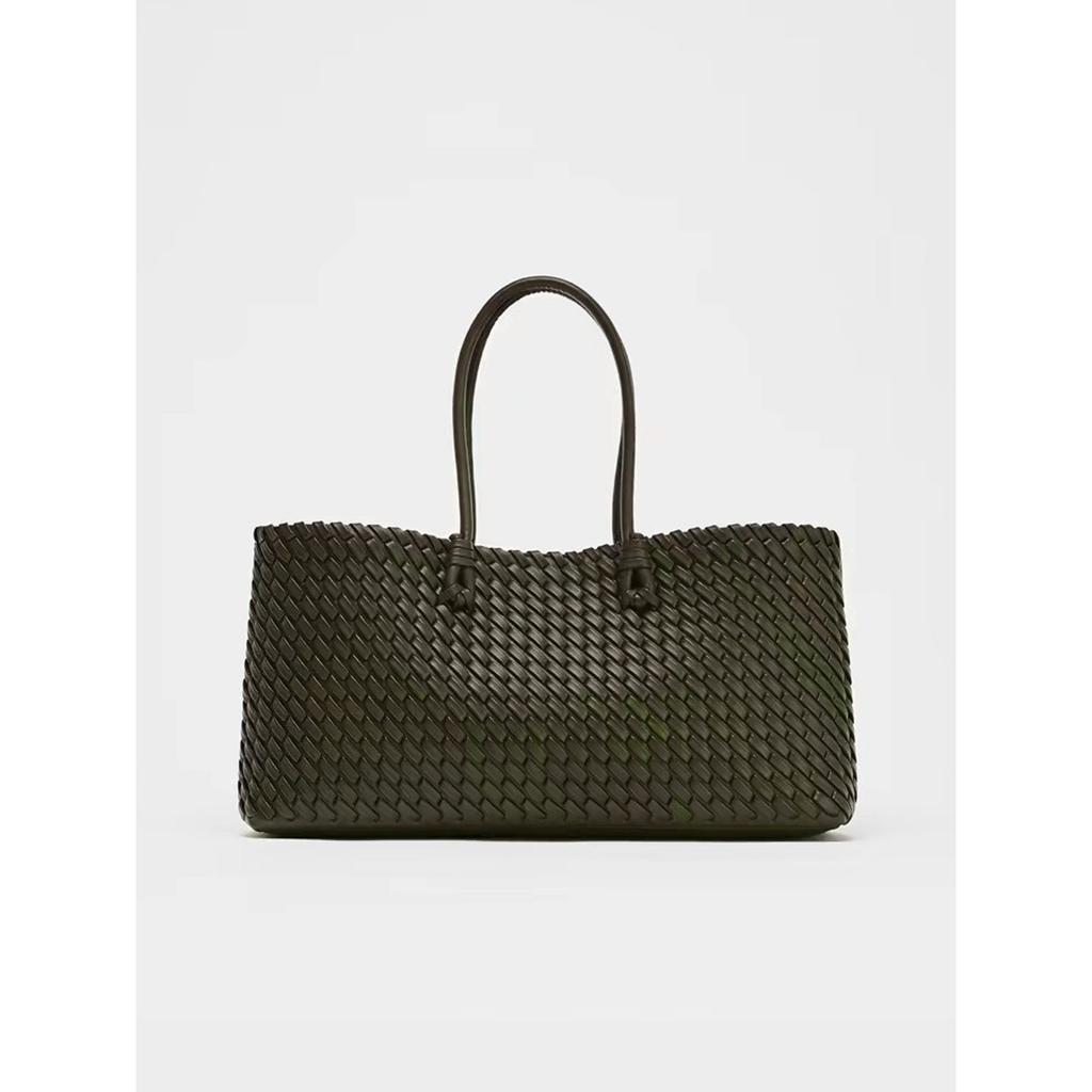 New niche commuter hand-woven shoulder bag fashionable versatile large-capacity women's tote bag