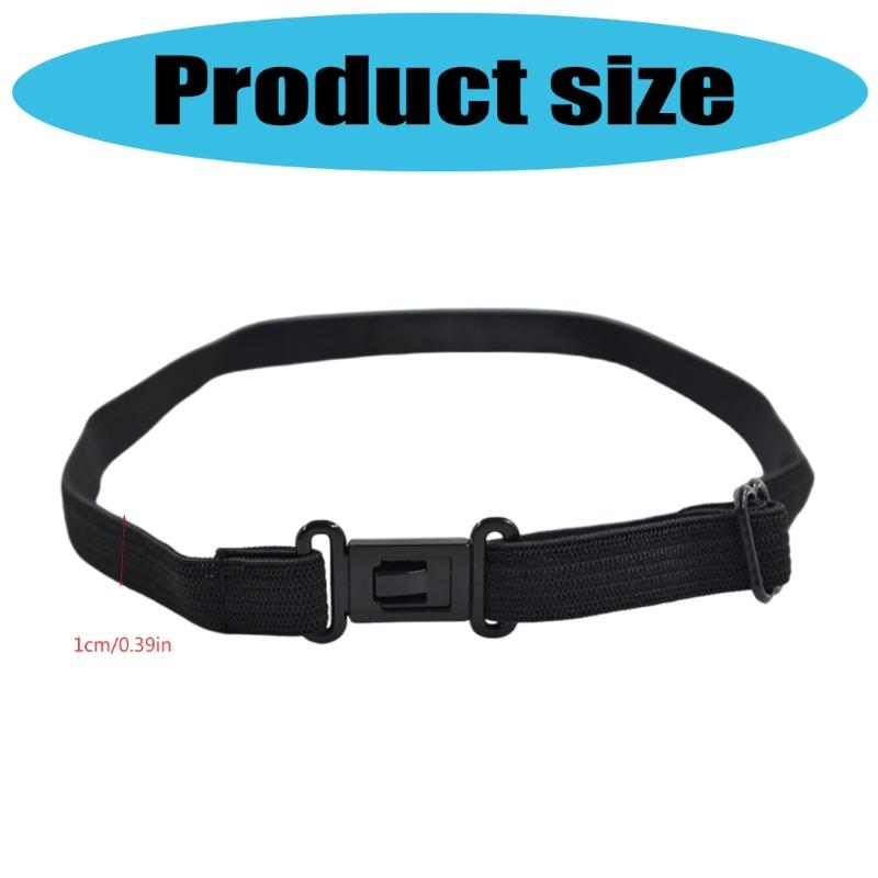 50Pcs Comfortable Necktie Elastic Band For Wedding Party Prom Wear Polyester Fabric Easy To Use Soft Elastic Belts