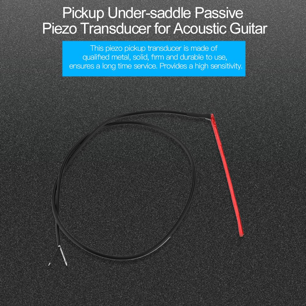 Pasivní piezoelektrický snímač pod kobylku pro akustickou kytaru, příslušenství k nástroji