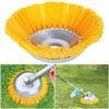 8 Inch Universal Grass Trimmer Weed Brush Mowing Head Nylon Wire Wheel Trimmer Brush Weeder for Garden Weed Lawn Garden Tools