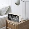 Stylish Modern RGB LED Night Light Alarm Clock Loud Sound Calendar Digital Electronic Desk Clock for Bedrooms Home Decoration