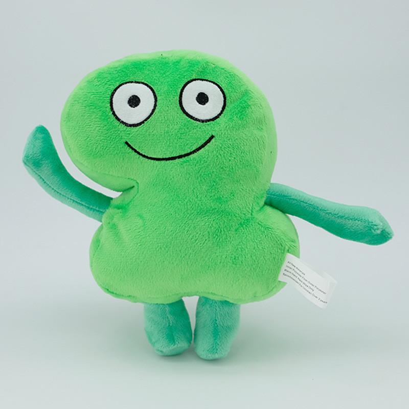 

Battle For Dream Island Plush Figures Soft Adorable Stuffed Toy Collection For Kids зелений