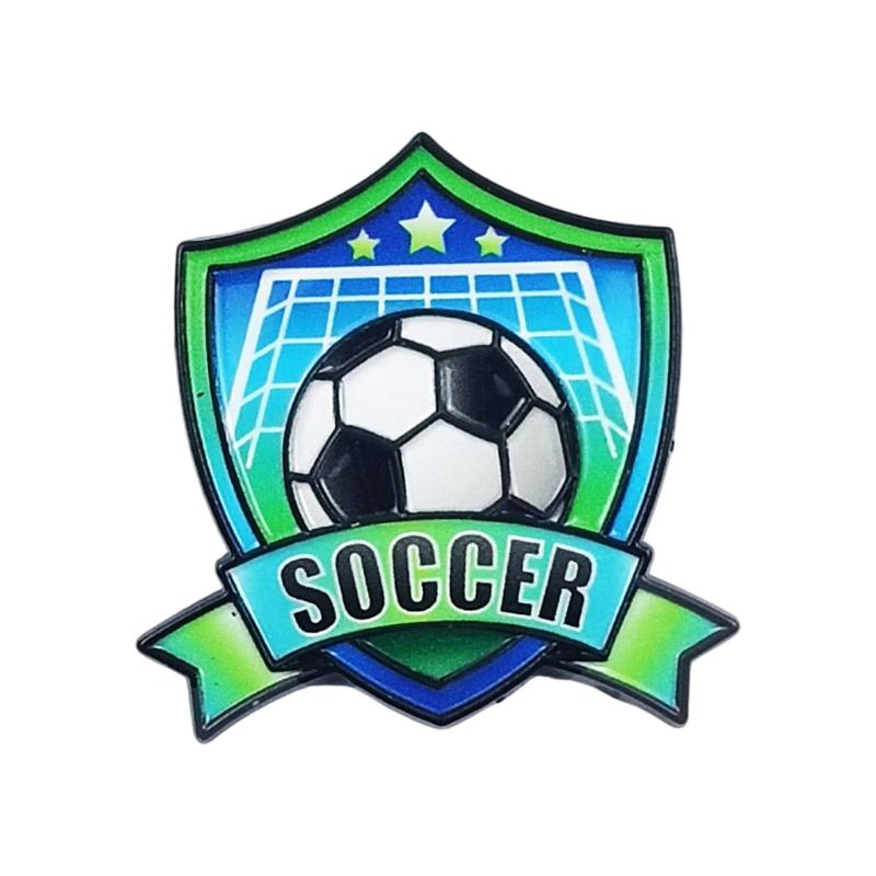 Handmade 3D Soccer Event Football Enamel Pin Zinc Alloy Brooch For Fan Collectors And Fashion Accessories