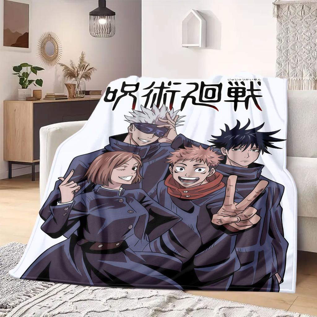 Megumi Fushiguro Flannel Blanket Warm,Comfortable,Suitable for Bedrooms,Sofas,Beds,Chairs,Picnics,Travel