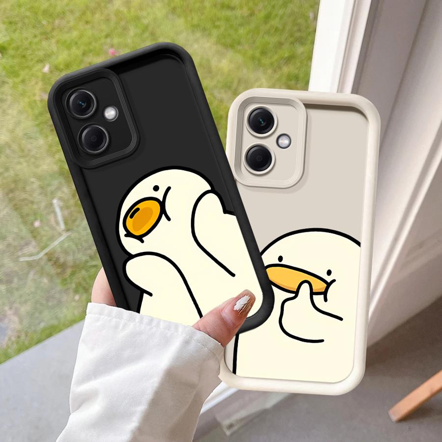 Cute Thumbs Up Duck Phone Cover Case for Xiaomi Redmi Note 14 Pro Plus A1 A2 A3 A4 12C 10 14C 12 12s 11 11s Note 13 13C