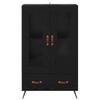 Highboard in Black Oak Look 69.5 x 31 x 115 cm