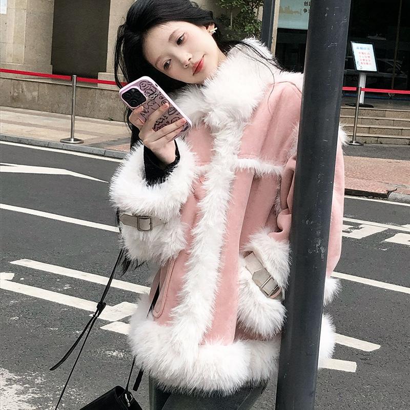 

Мех Мех Интегрированный Утолщенный Пирог Превосходит Меховой Воротник Шуба Женская Зимняя Шуба S