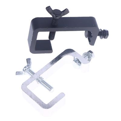 15-41mm Rohr Vierkantrohr Klemmen Aluminiumlegierung Klemme Traversen Montagehaken für Bühnenbeleuchtungseffekte Messeveranstaltung Disco