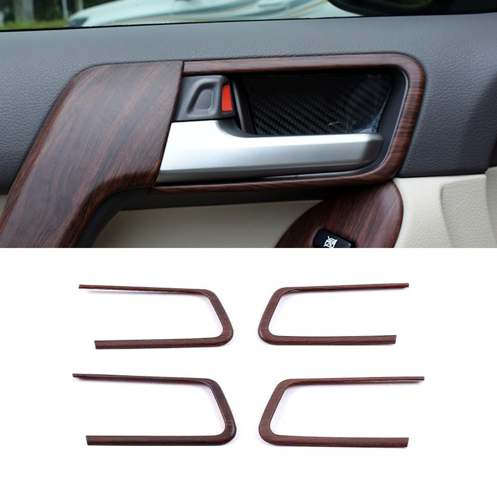 For Toyota Land Cruiser Prado 150 2018-2020 Car interior Styling Accessories inner door handle bowl decoration Cover trim strip